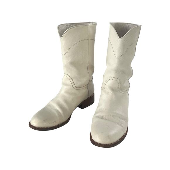 Chanel CC Leather Short Cowboy Boots - Picture 1 of 7
